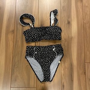 High-Waisted Ruffly SummerSalt Bikini